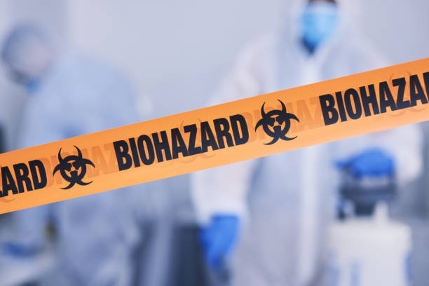 Professional Infectious Disease Decontamination technician working in Schwenksville, PA